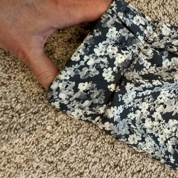 Zara Trafaluc Floral Jogger Pants M | Y2K Silky Lounge Elastic Waist - Picture 5 of 14